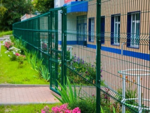 3D заборы для детского сада 80 метров фото в Запрудне