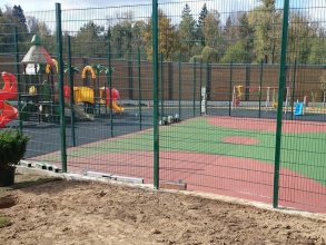 Забор на детскую площадку 50 метров фото в Запрудне